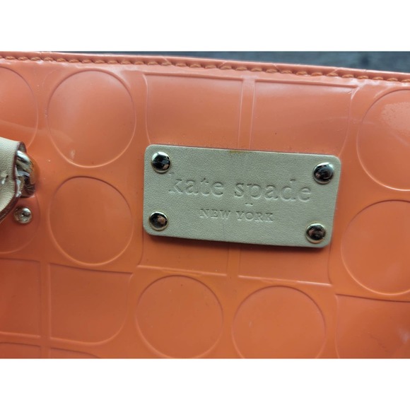 Orange Kate Spade shoulder bag and matching wallet - Picture 8 of 8